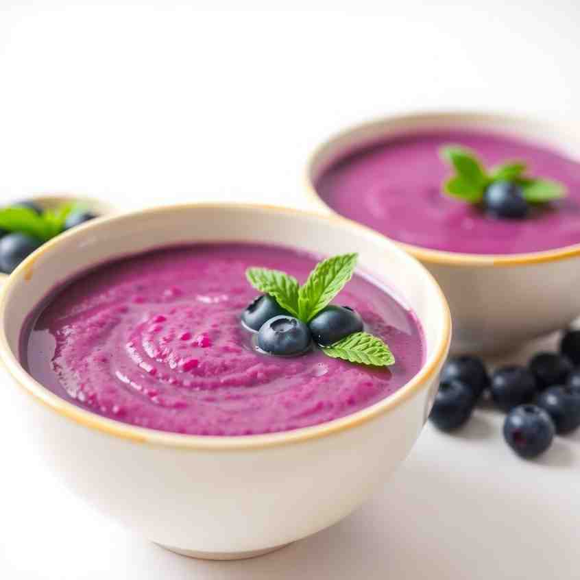 Arctic - Easy Chilled Blueberry Soup for Sweet